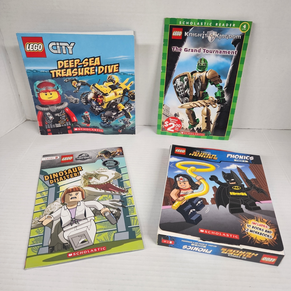 Set of 14 Total LEGO Books Including Phonics Set